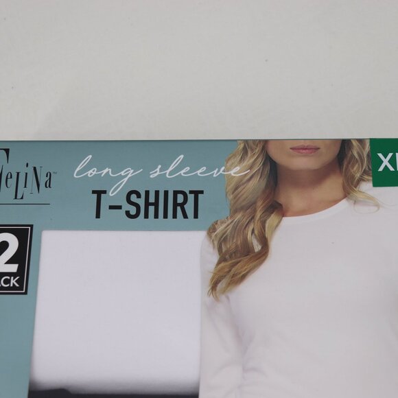 Felina Long Sleeve 2-Pack T-shirt Size XL New in Box - Picture 3 of 8